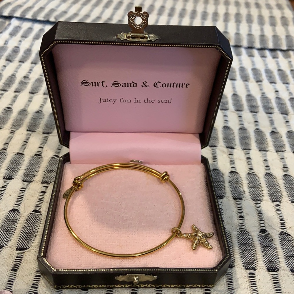 Juicy Couture starfish charm bracelet